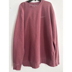Sundance Crewneck Pink/Coral Logo Sweatshirt Size Large